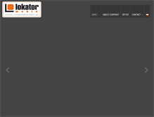Tablet Screenshot of meblelokator.pl
